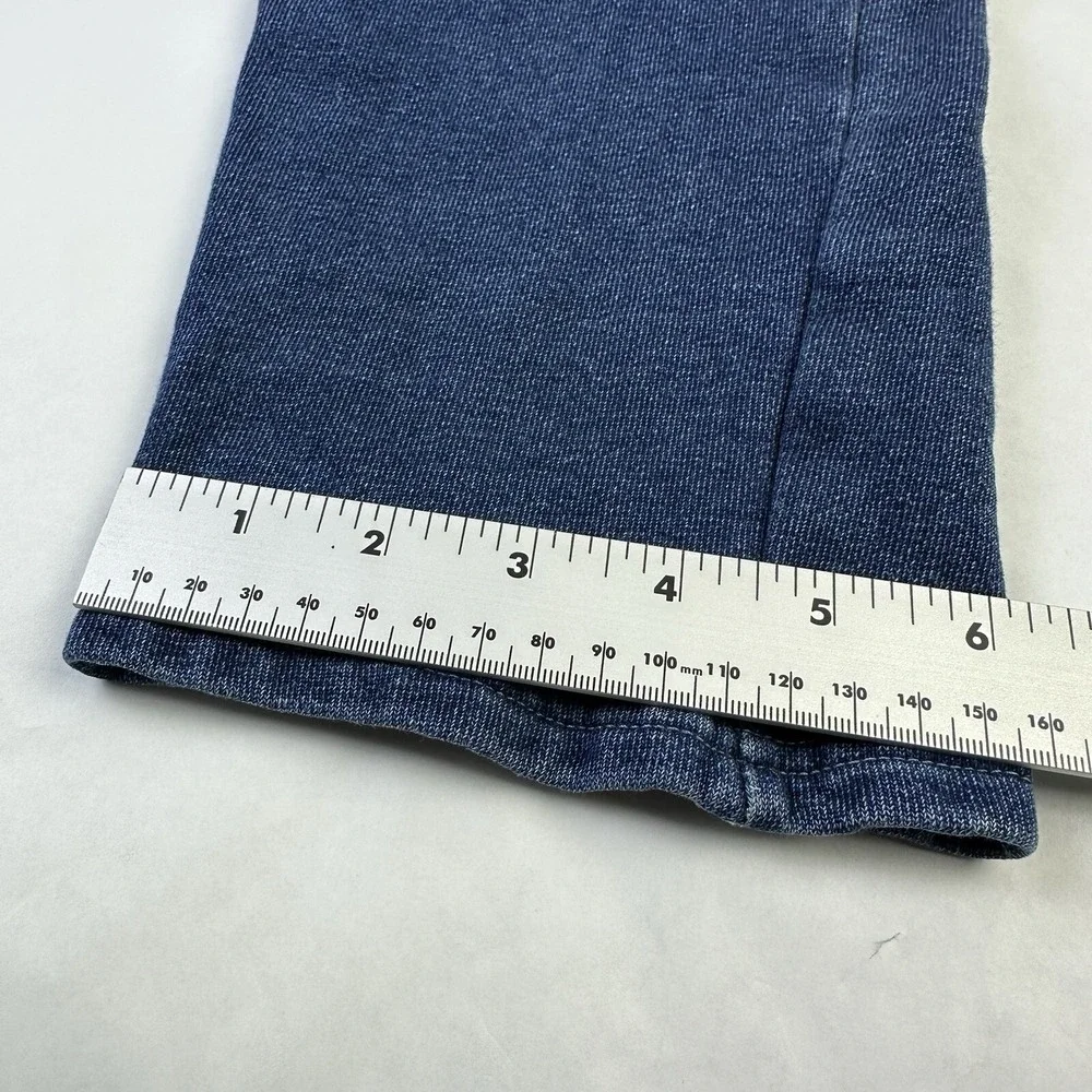 AG Adriano Goldschmied Jogger Pants 30 Blue Pleated Knit Denim 1213UFT-IKD-SEV